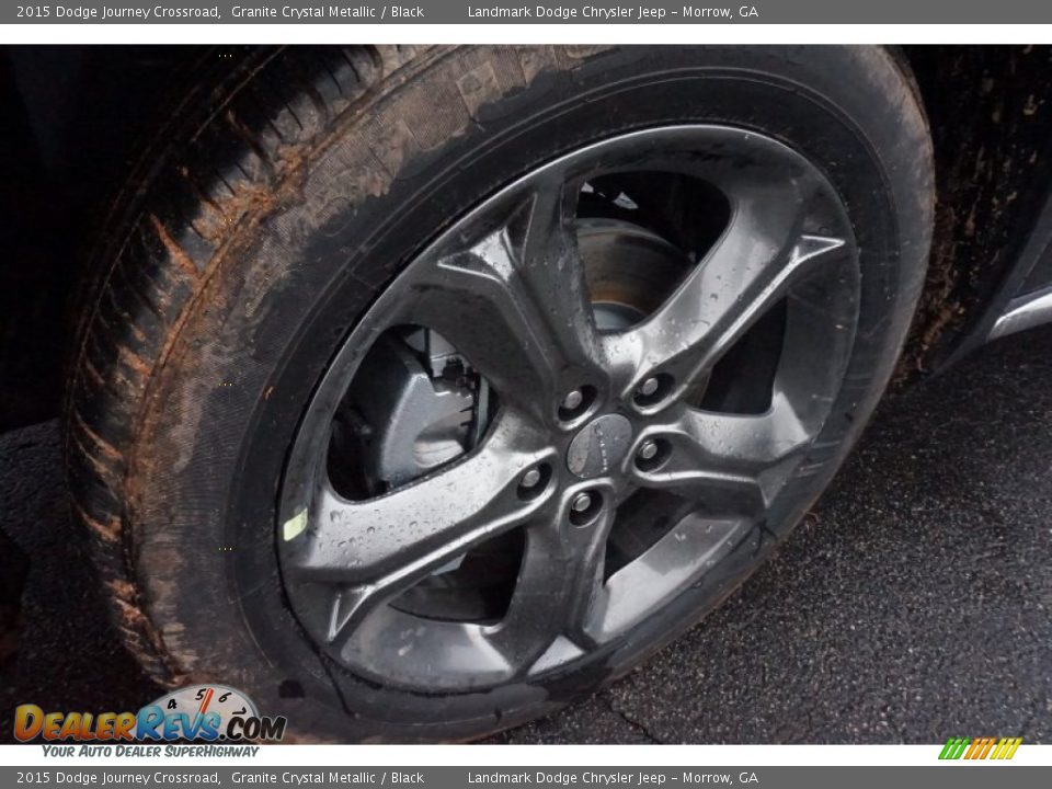 2015 Dodge Journey Crossroad Granite Crystal Metallic / Black Photo #7