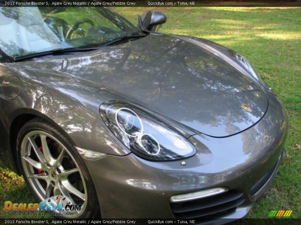 2013 Porsche Boxster S Agate Grey Metallic / Agate Grey/Pebble Grey Photo #2