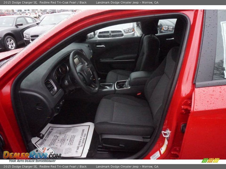2015 Dodge Charger SE Redline Red Tri-Coat Pearl / Black Photo #6