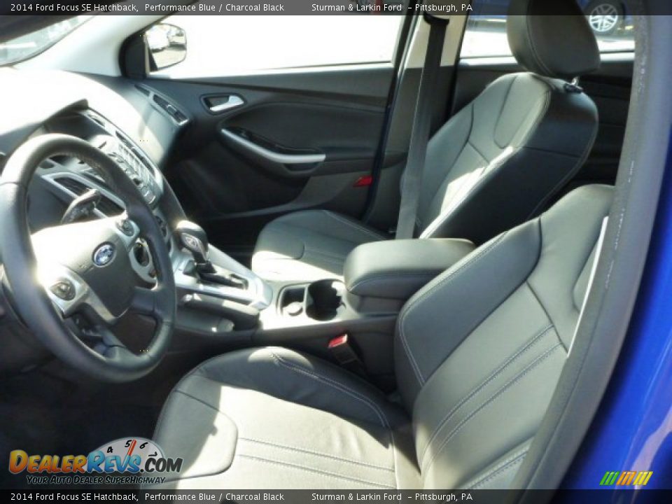 2014 Ford Focus SE Hatchback Performance Blue / Charcoal Black Photo #8