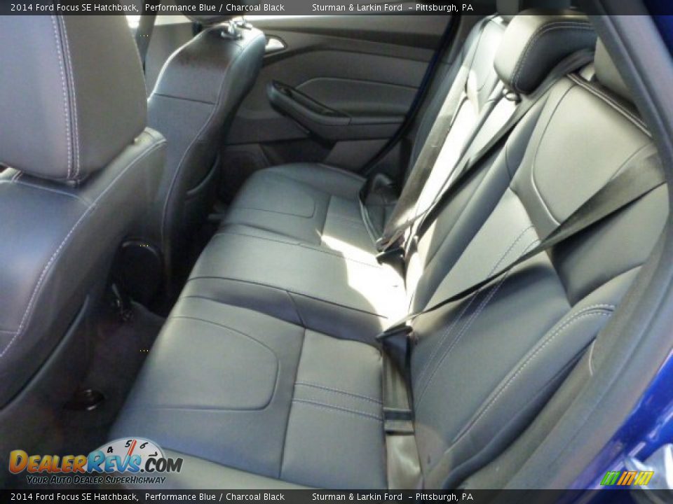 2014 Ford Focus SE Hatchback Performance Blue / Charcoal Black Photo #9