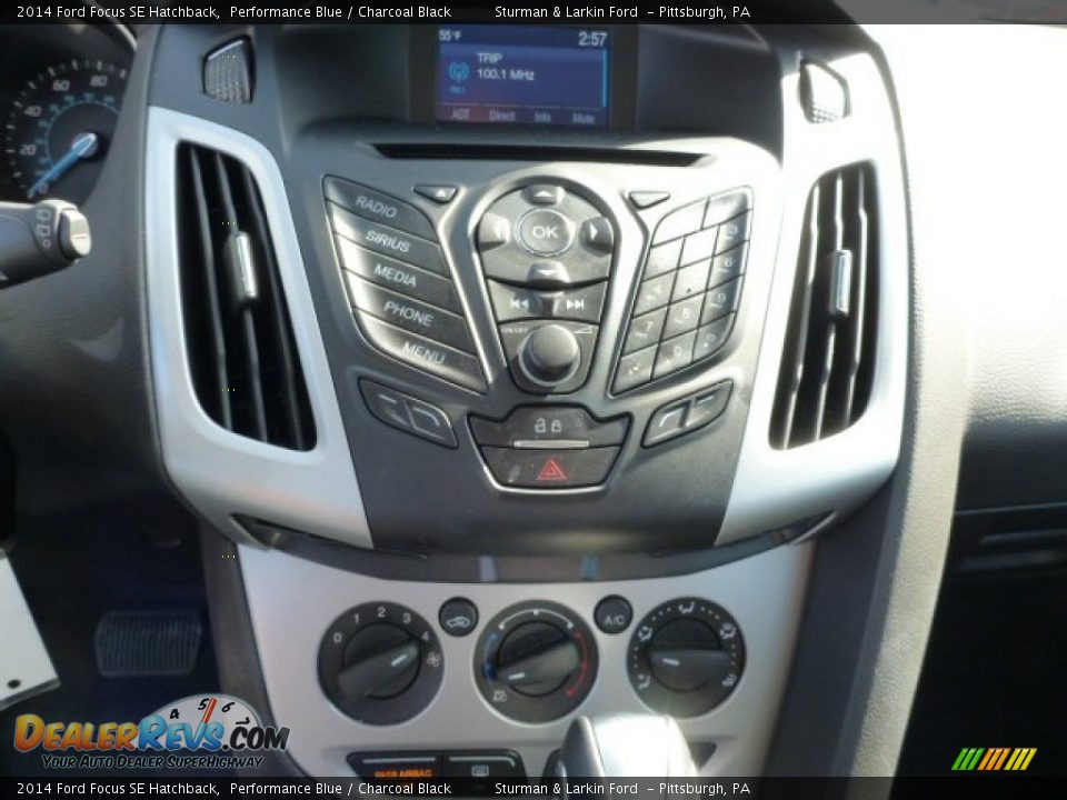 2014 Ford Focus SE Hatchback Performance Blue / Charcoal Black Photo #13