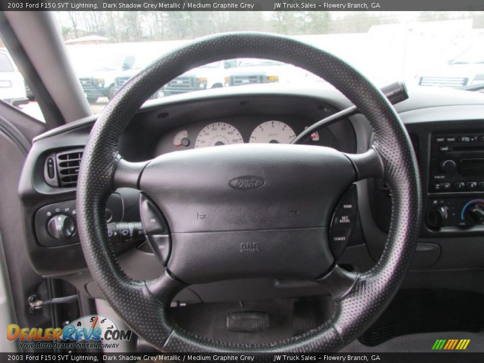 2003 Ford F150 SVT Lightning Steering Wheel Photo #25