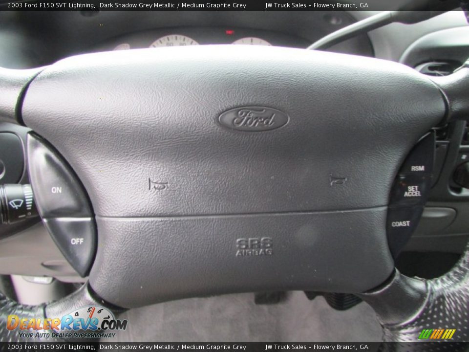2003 Ford F150 SVT Lightning Steering Wheel Photo #28