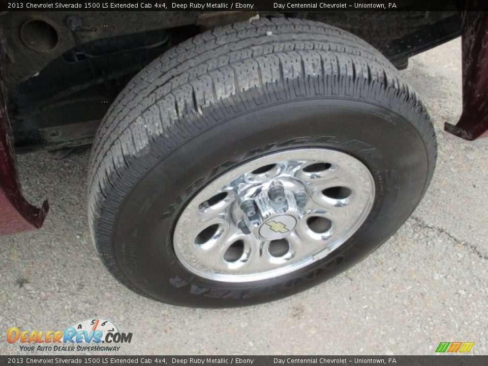 2013 Chevrolet Silverado 1500 LS Extended Cab 4x4 Deep Ruby Metallic / Ebony Photo #3