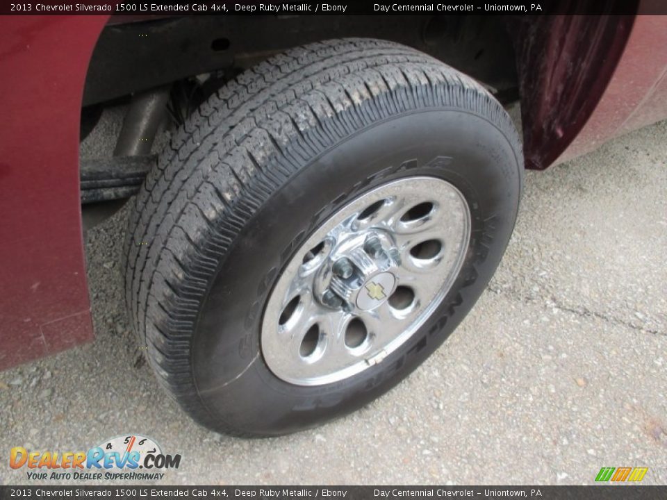 2013 Chevrolet Silverado 1500 LS Extended Cab 4x4 Deep Ruby Metallic / Ebony Photo #9