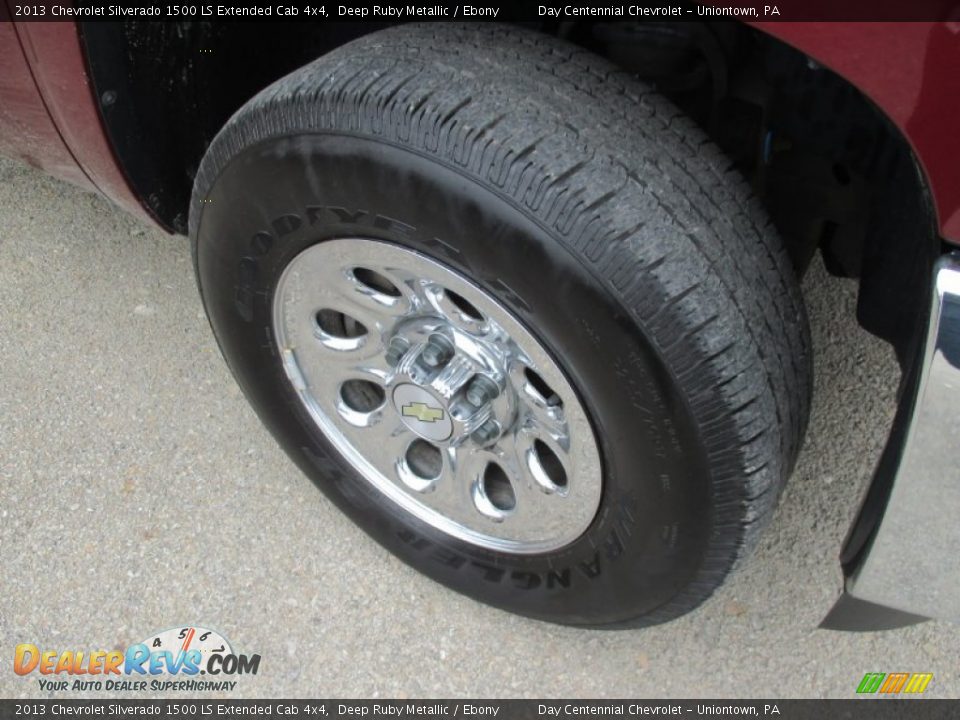 2013 Chevrolet Silverado 1500 LS Extended Cab 4x4 Deep Ruby Metallic / Ebony Photo #12