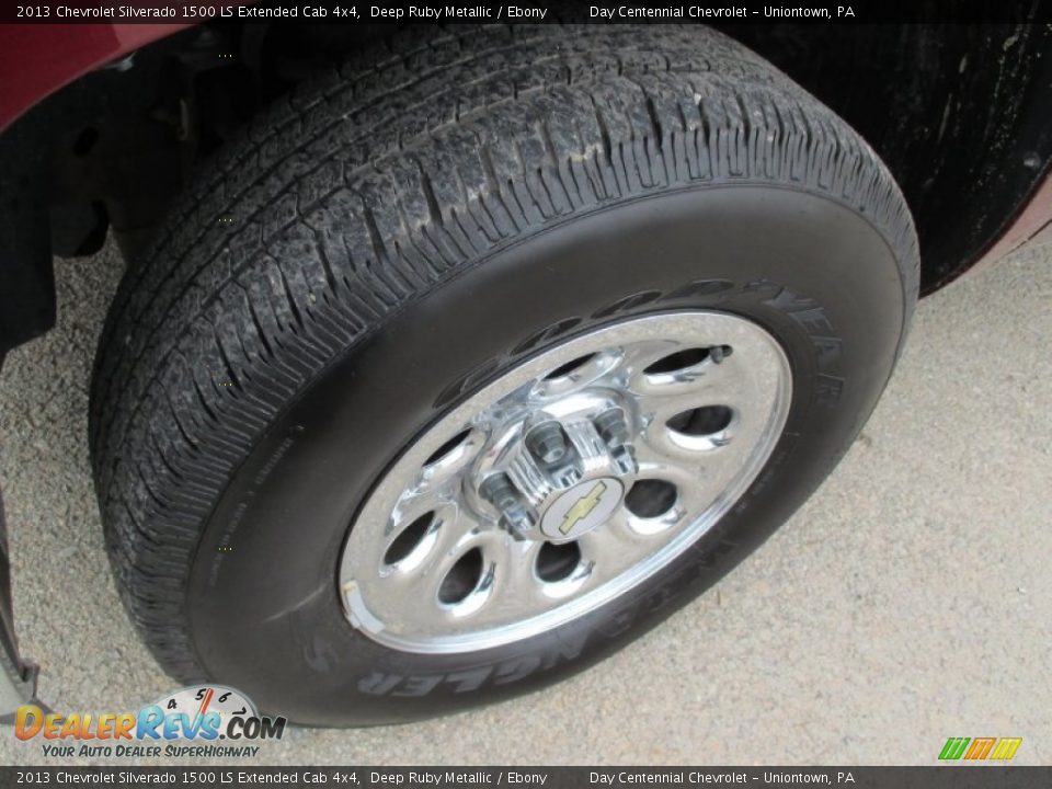 2013 Chevrolet Silverado 1500 LS Extended Cab 4x4 Deep Ruby Metallic / Ebony Photo #15