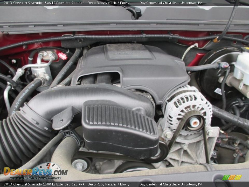 2013 Chevrolet Silverado 1500 LS Extended Cab 4x4 Deep Ruby Metallic / Ebony Photo #16