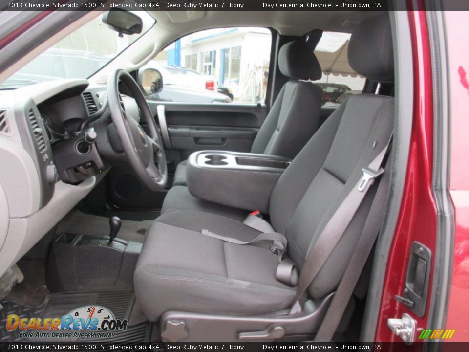 2013 Chevrolet Silverado 1500 LS Extended Cab 4x4 Deep Ruby Metallic / Ebony Photo #19