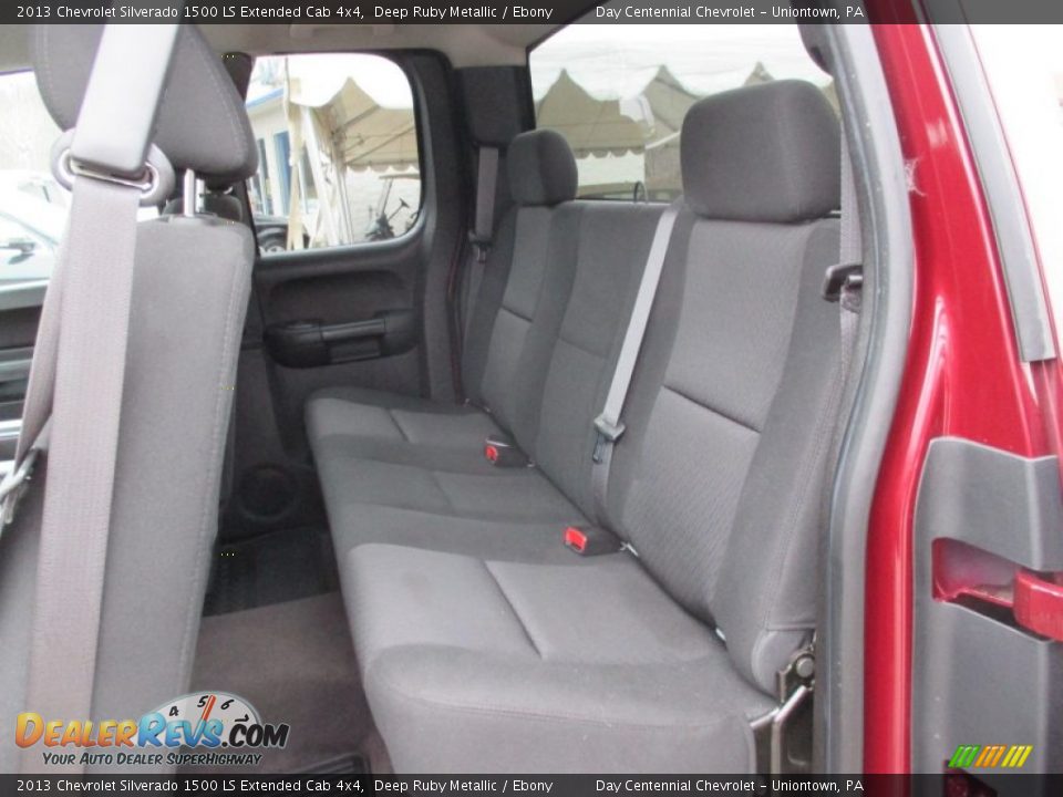 2013 Chevrolet Silverado 1500 LS Extended Cab 4x4 Deep Ruby Metallic / Ebony Photo #21