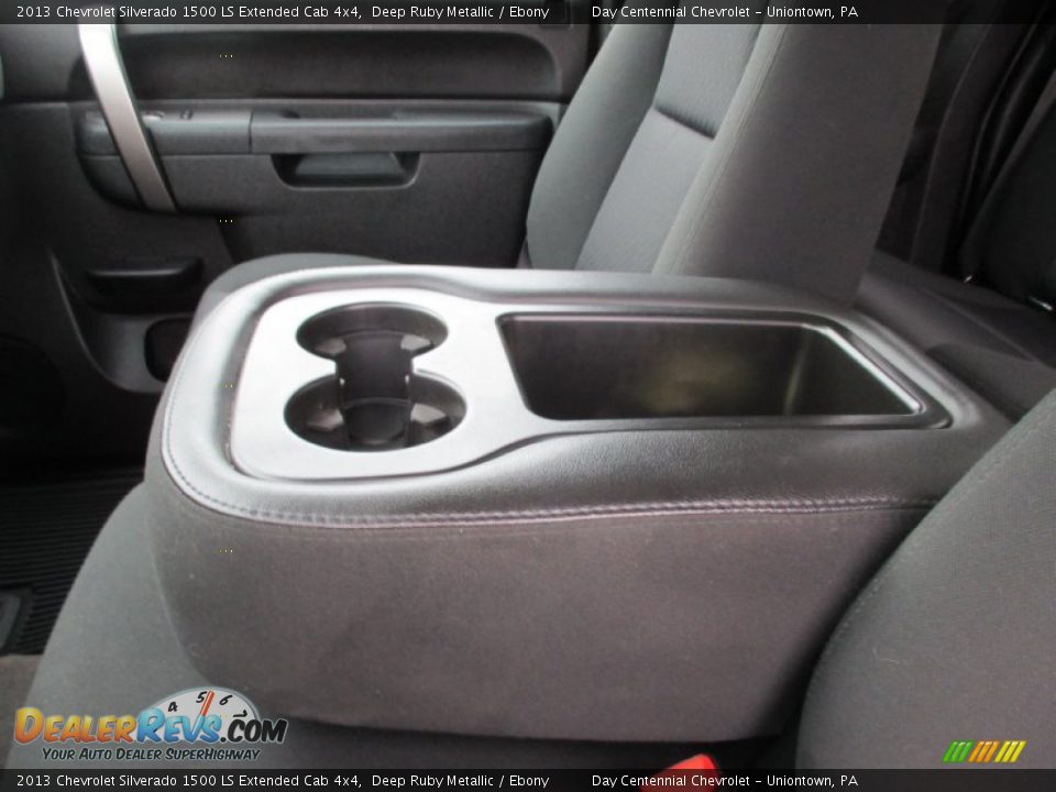 2013 Chevrolet Silverado 1500 LS Extended Cab 4x4 Deep Ruby Metallic / Ebony Photo #22