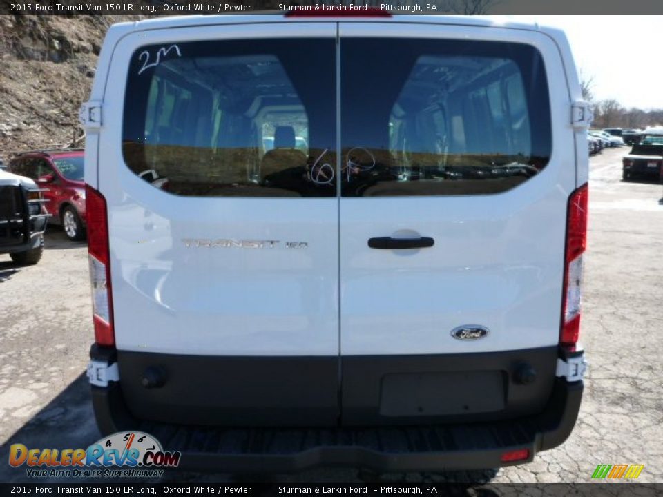 2015 Ford Transit Van 150 LR Long Oxford White / Pewter Photo #3