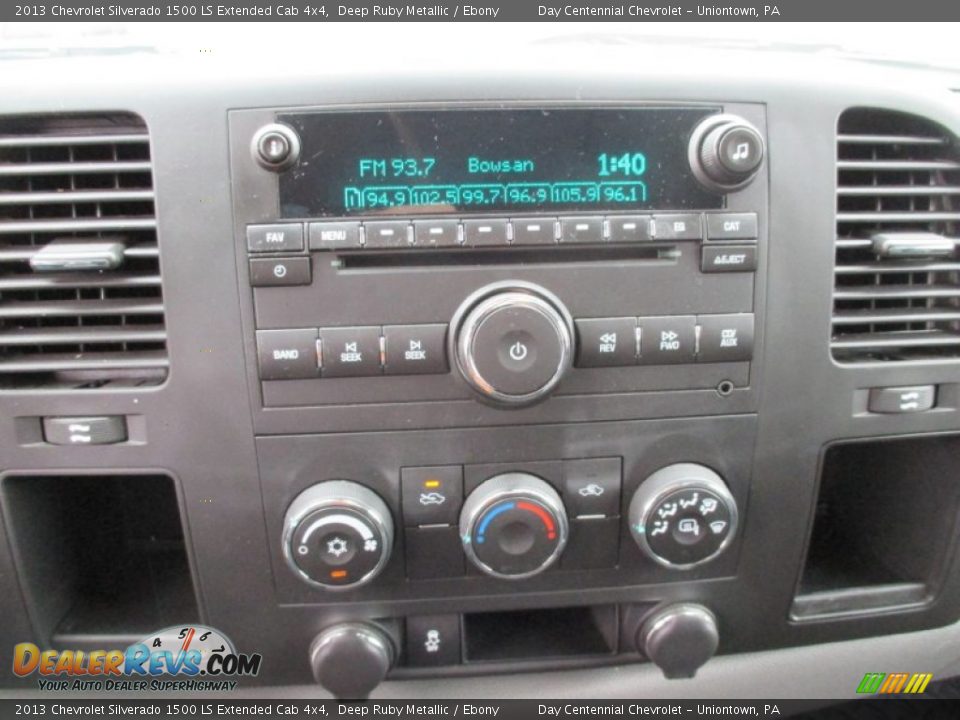 2013 Chevrolet Silverado 1500 LS Extended Cab 4x4 Deep Ruby Metallic / Ebony Photo #25