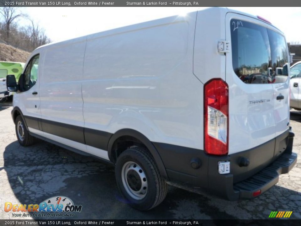 2015 Ford Transit Van 150 LR Long Oxford White / Pewter Photo #6