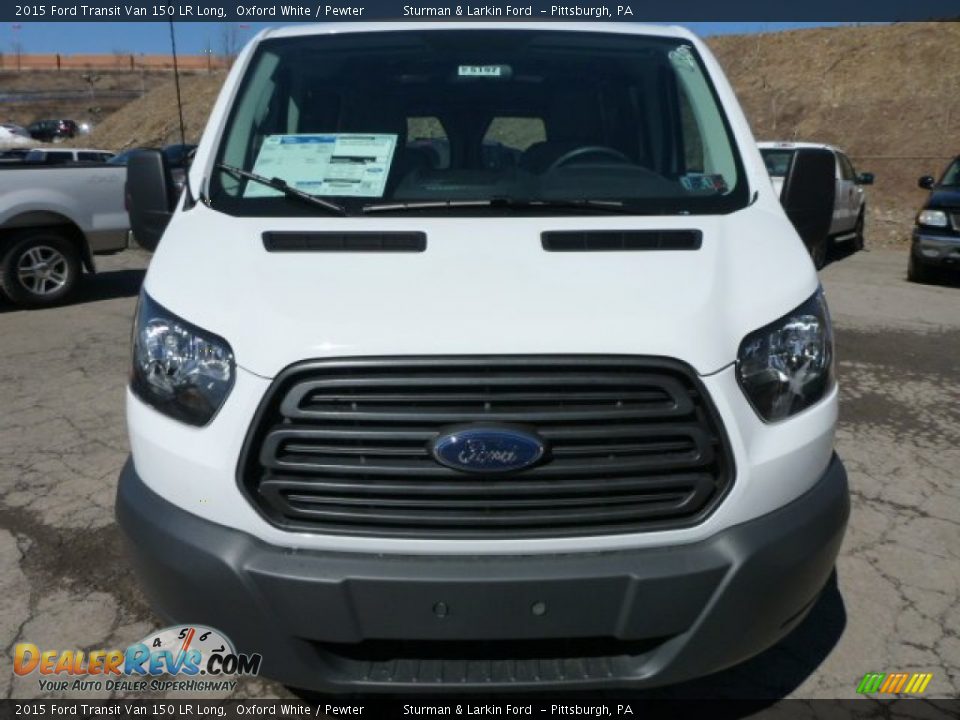 2015 Ford Transit Van 150 LR Long Oxford White / Pewter Photo #8