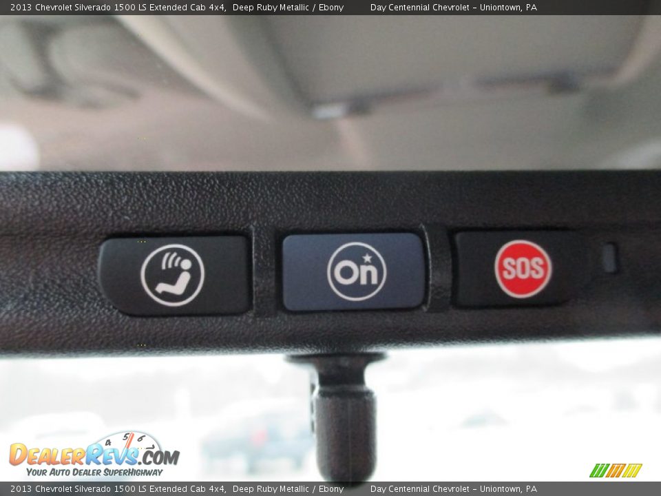 2013 Chevrolet Silverado 1500 LS Extended Cab 4x4 Deep Ruby Metallic / Ebony Photo #28