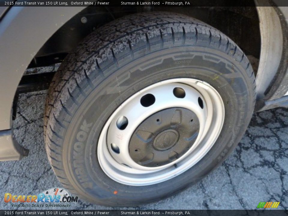2015 Ford Transit Van 150 LR Long Oxford White / Pewter Photo #9