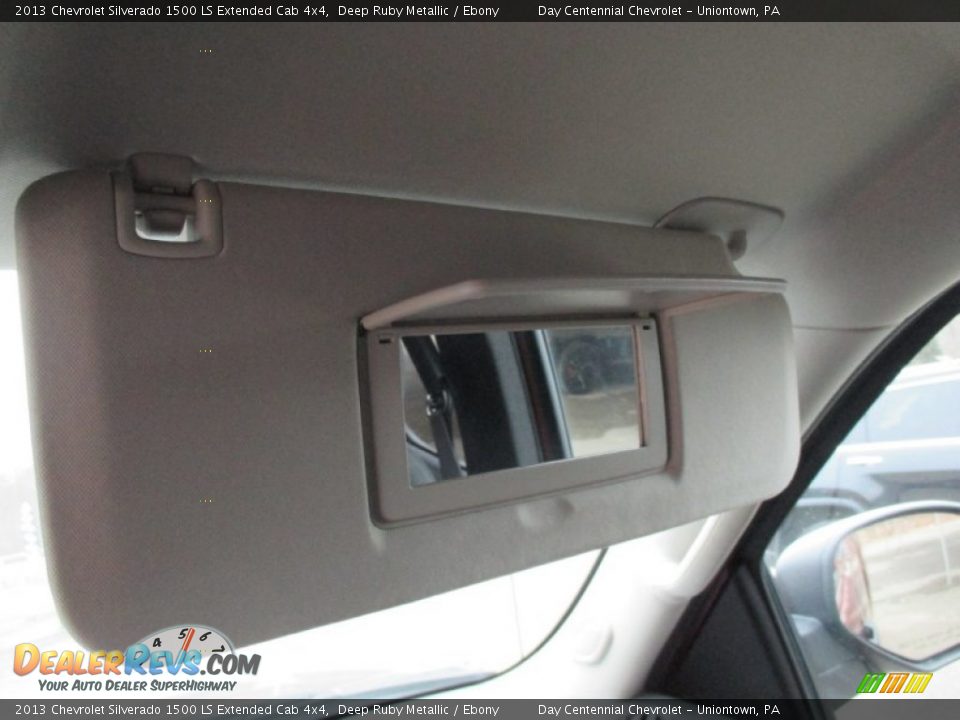 2013 Chevrolet Silverado 1500 LS Extended Cab 4x4 Deep Ruby Metallic / Ebony Photo #29