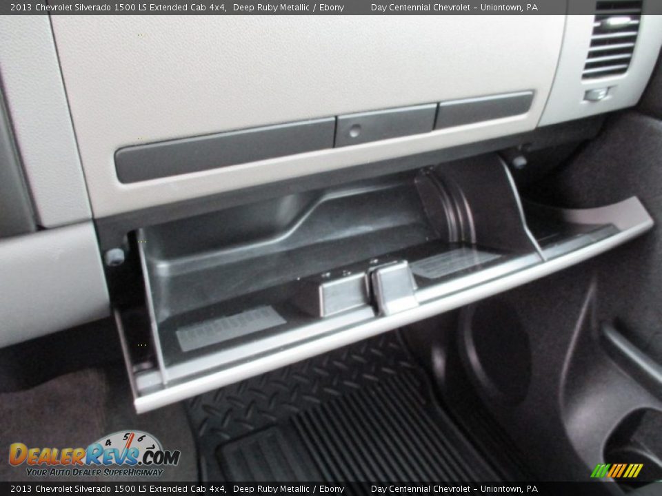 2013 Chevrolet Silverado 1500 LS Extended Cab 4x4 Deep Ruby Metallic / Ebony Photo #31