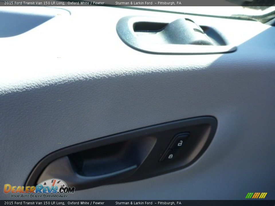 2015 Ford Transit Van 150 LR Long Oxford White / Pewter Photo #12