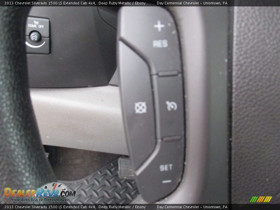 2013 Chevrolet Silverado 1500 LS Extended Cab 4x4 Deep Ruby Metallic / Ebony Photo #33