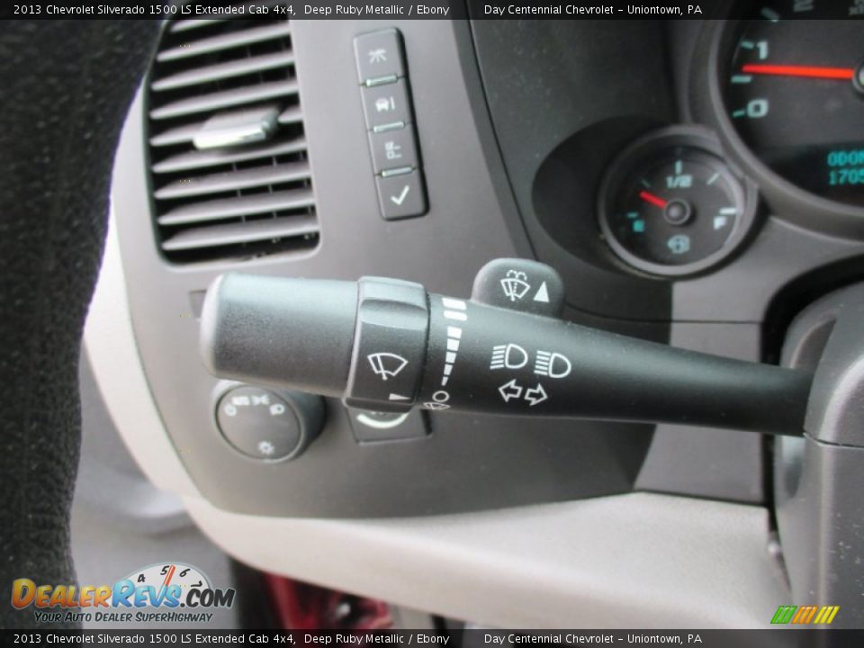2013 Chevrolet Silverado 1500 LS Extended Cab 4x4 Deep Ruby Metallic / Ebony Photo #35