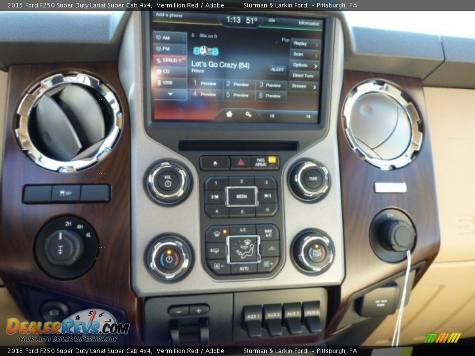 Controls of 2015 Ford F250 Super Duty Lariat Super Cab 4x4 Photo #14