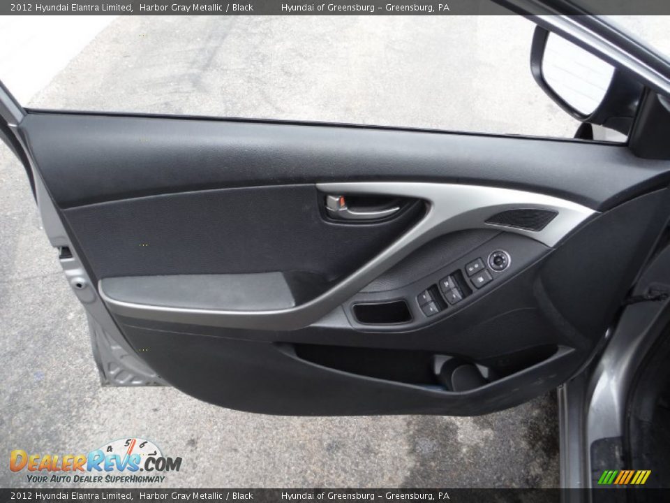 2012 Hyundai Elantra Limited Harbor Gray Metallic / Black Photo #11