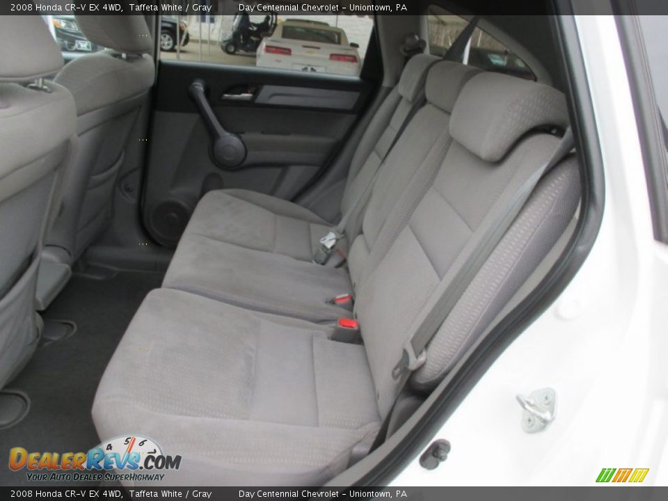 2008 Honda CR-V EX 4WD Taffeta White / Gray Photo #20