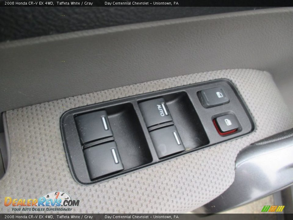 2008 Honda CR-V EX 4WD Taffeta White / Gray Photo #22