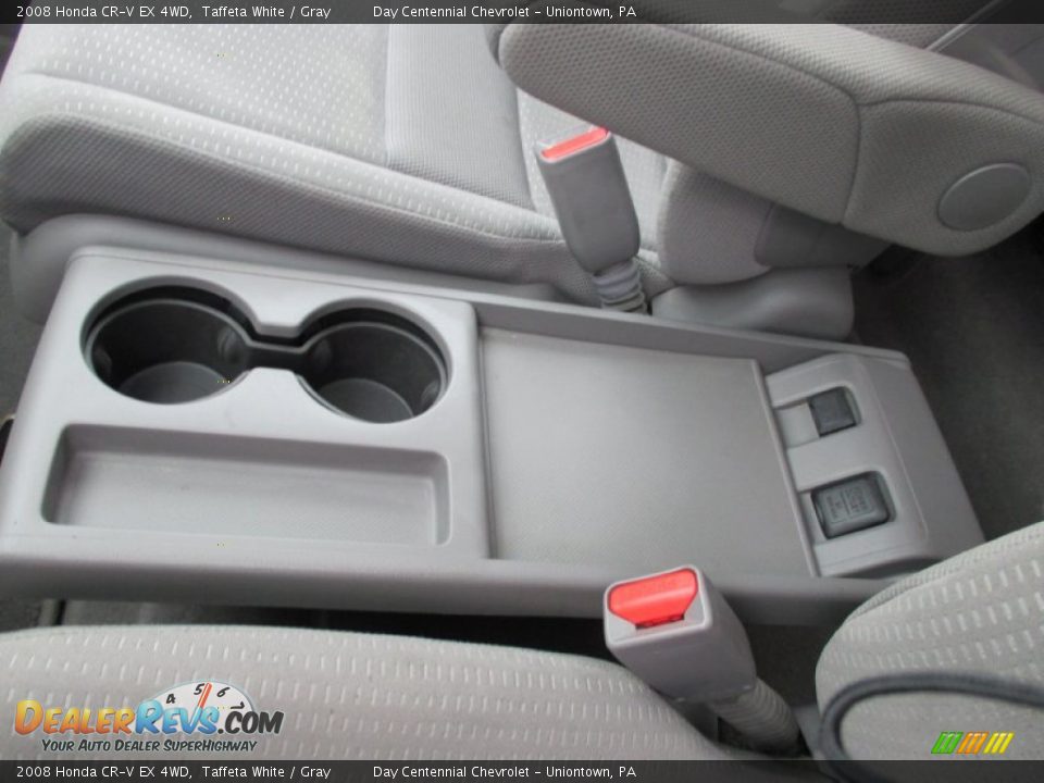 2008 Honda CR-V EX 4WD Taffeta White / Gray Photo #26