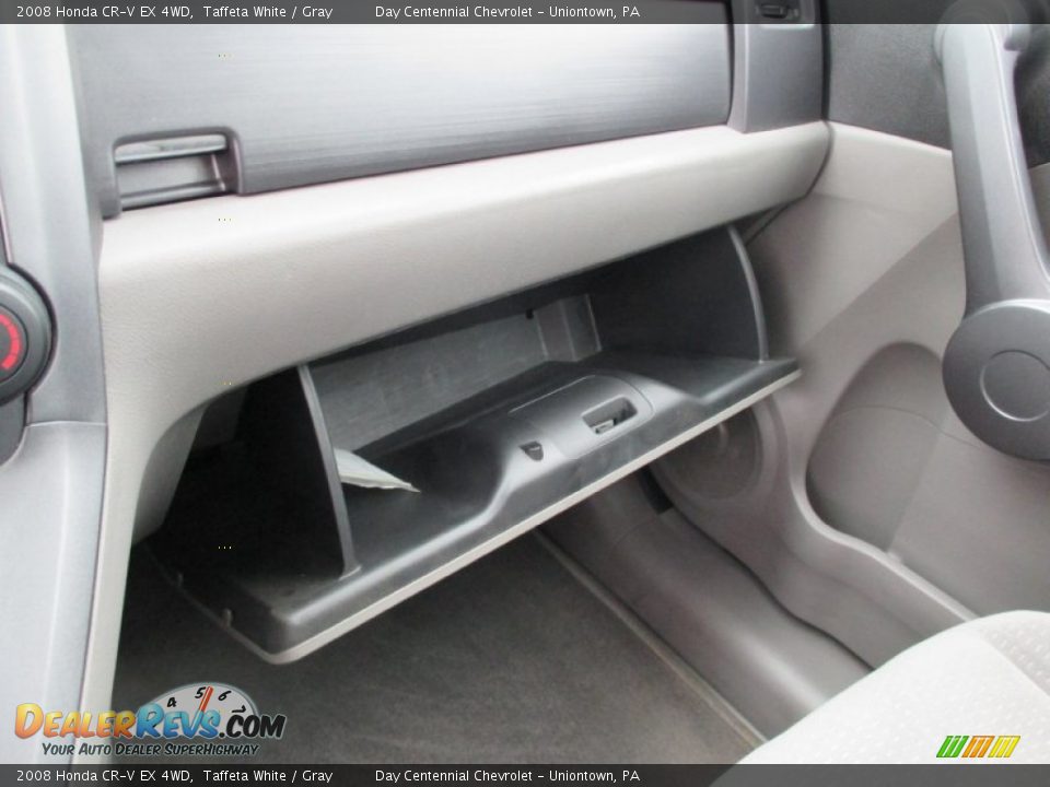 2008 Honda CR-V EX 4WD Taffeta White / Gray Photo #31