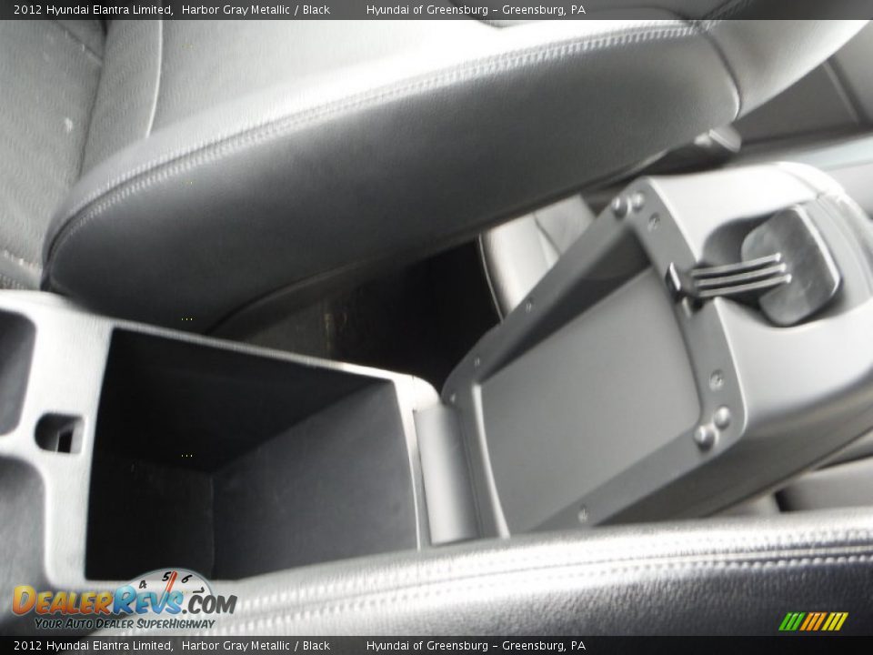2012 Hyundai Elantra Limited Harbor Gray Metallic / Black Photo #22