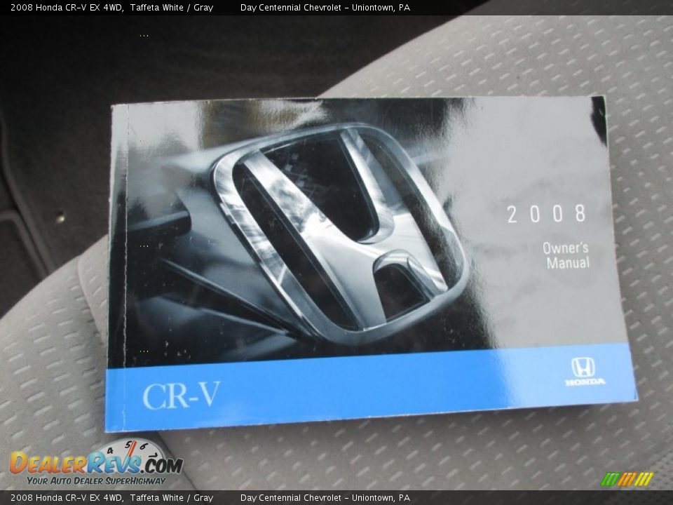 2008 Honda CR-V EX 4WD Taffeta White / Gray Photo #32