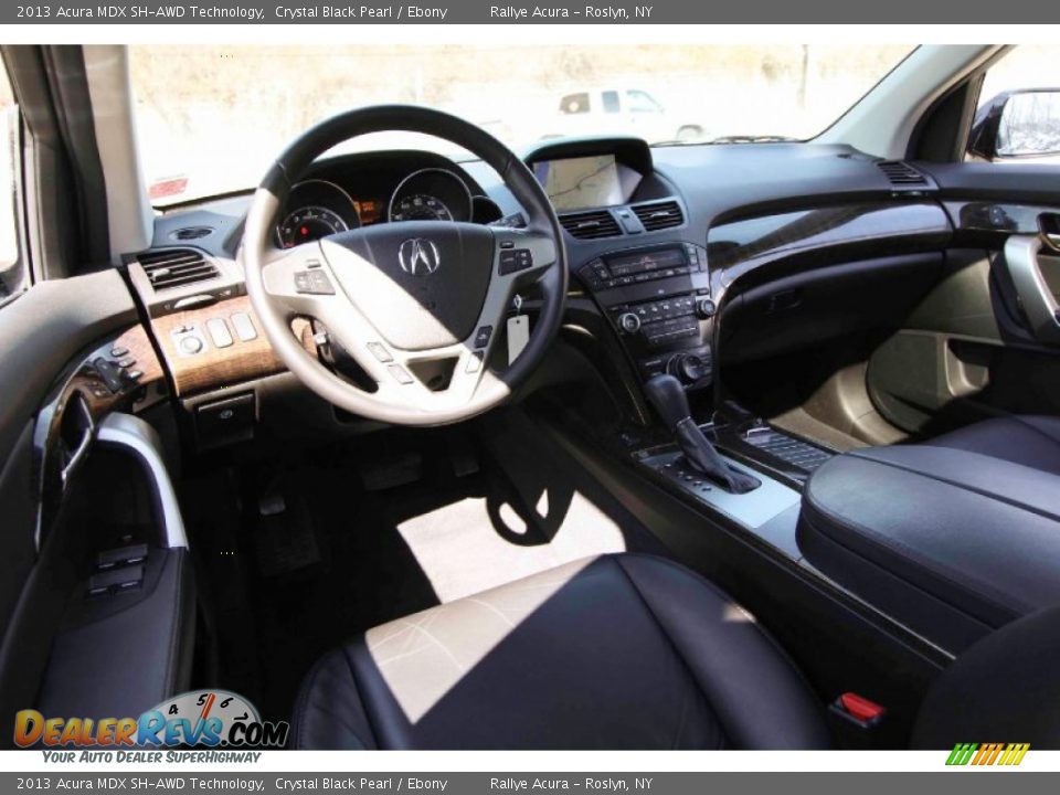2013 Acura MDX SH-AWD Technology Crystal Black Pearl / Ebony Photo #9