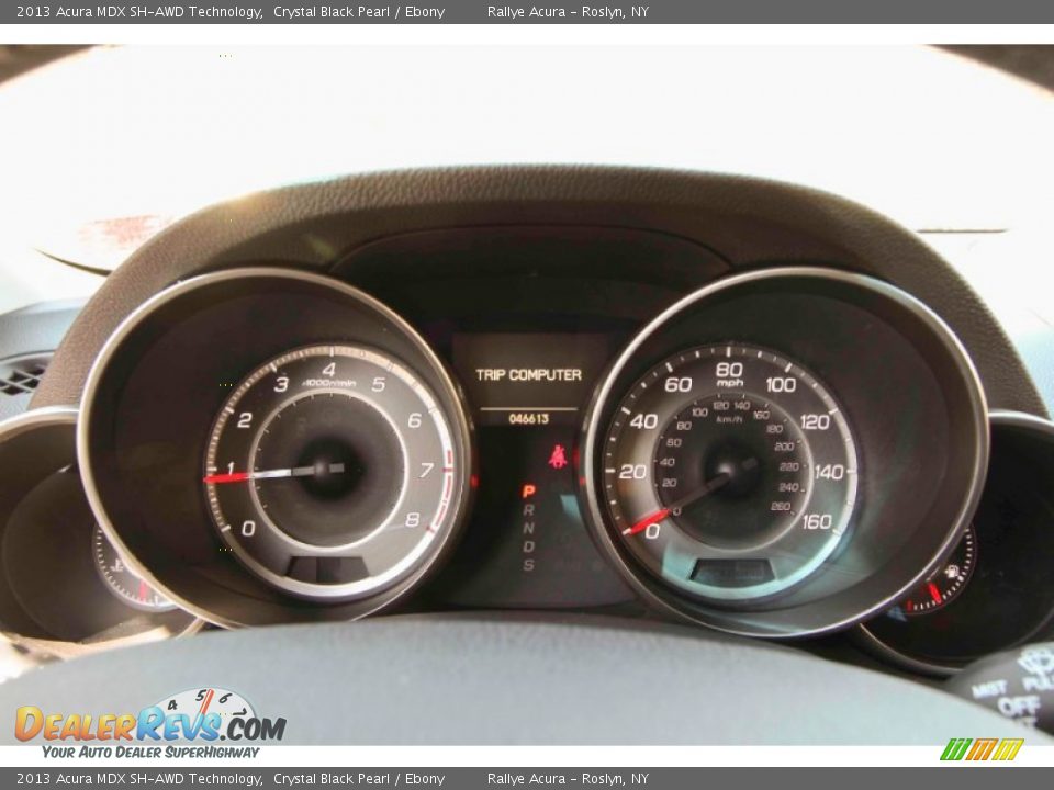 2013 Acura MDX SH-AWD Technology Crystal Black Pearl / Ebony Photo #18