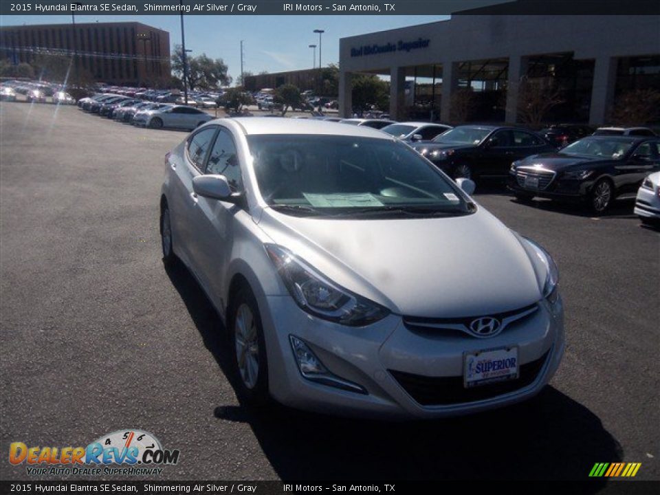 2015 Hyundai Elantra SE Sedan Shimmering Air Silver / Gray Photo #1