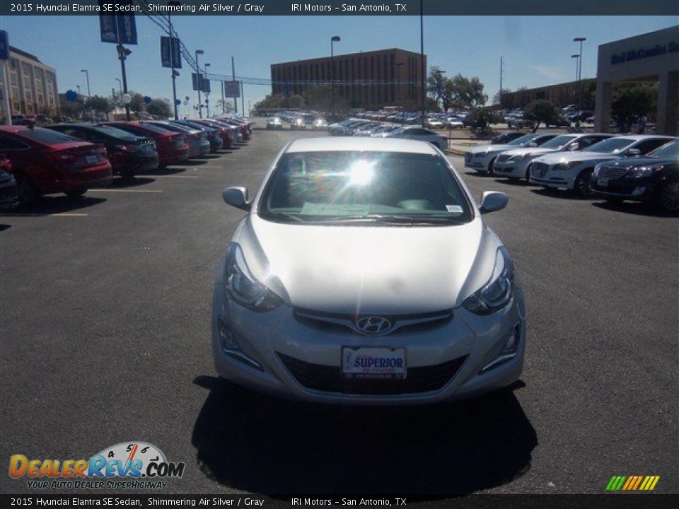 2015 Hyundai Elantra SE Sedan Shimmering Air Silver / Gray Photo #2