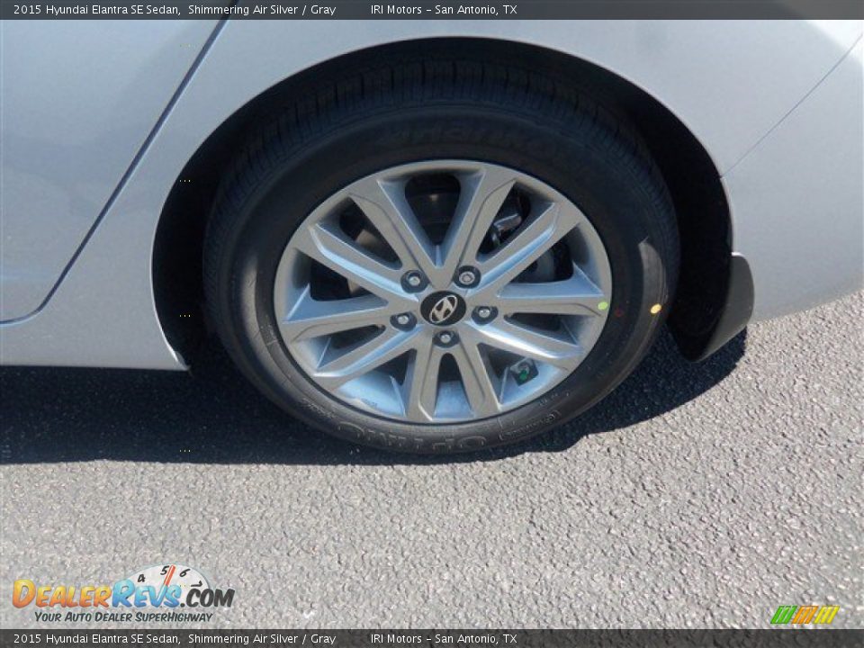 2015 Hyundai Elantra SE Sedan Shimmering Air Silver / Gray Photo #9