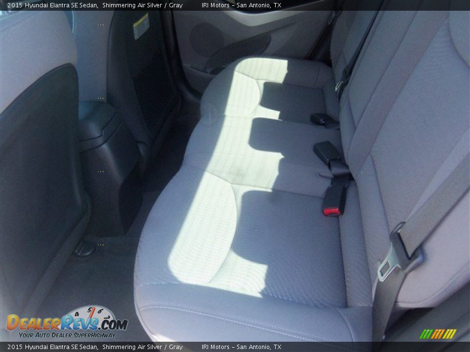 2015 Hyundai Elantra SE Sedan Shimmering Air Silver / Gray Photo #11