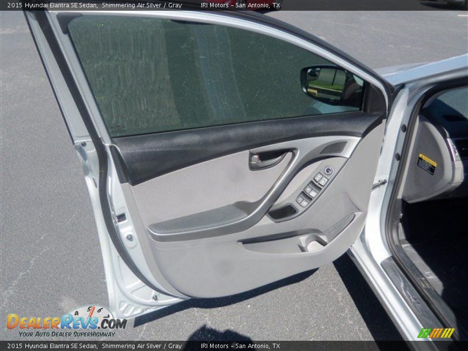2015 Hyundai Elantra SE Sedan Shimmering Air Silver / Gray Photo #13