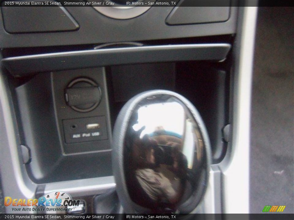 2015 Hyundai Elantra SE Sedan Shimmering Air Silver / Gray Photo #15