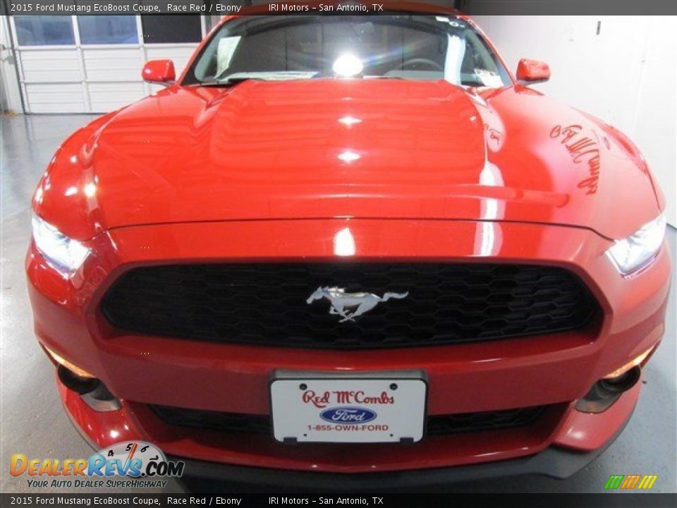 2015 Ford Mustang EcoBoost Coupe Race Red / Ebony Photo #2