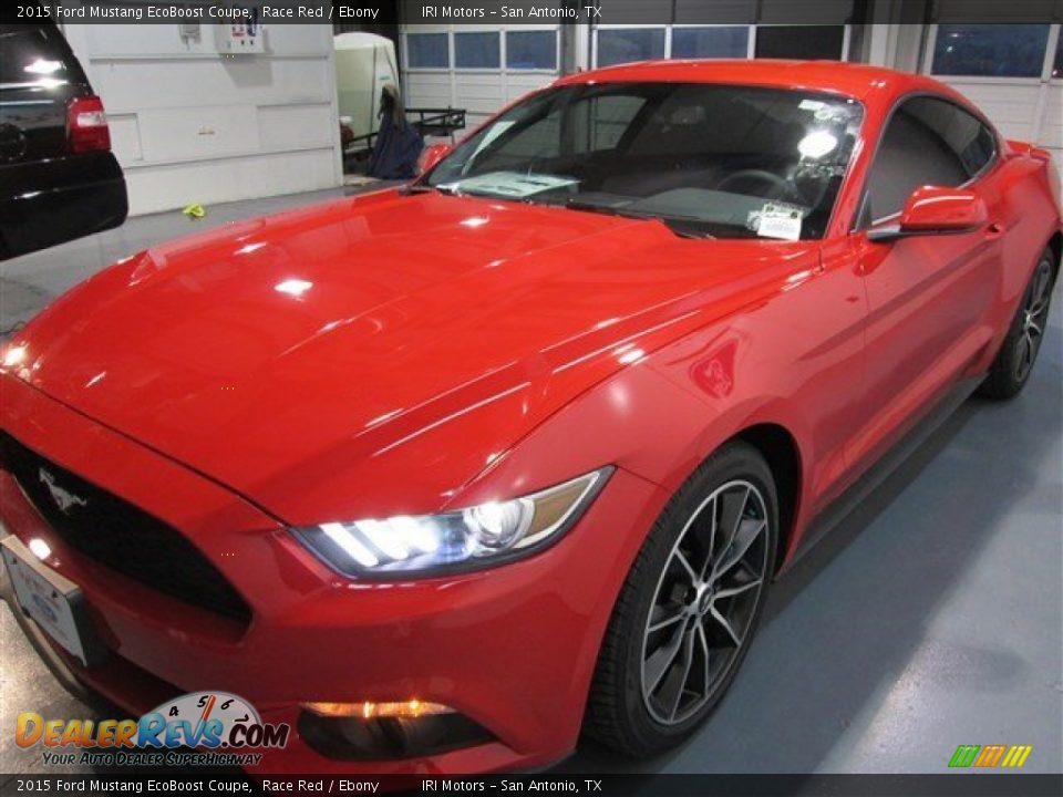 2015 Ford Mustang EcoBoost Coupe Race Red / Ebony Photo #3