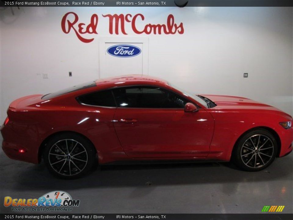 2015 Ford Mustang EcoBoost Coupe Race Red / Ebony Photo #6