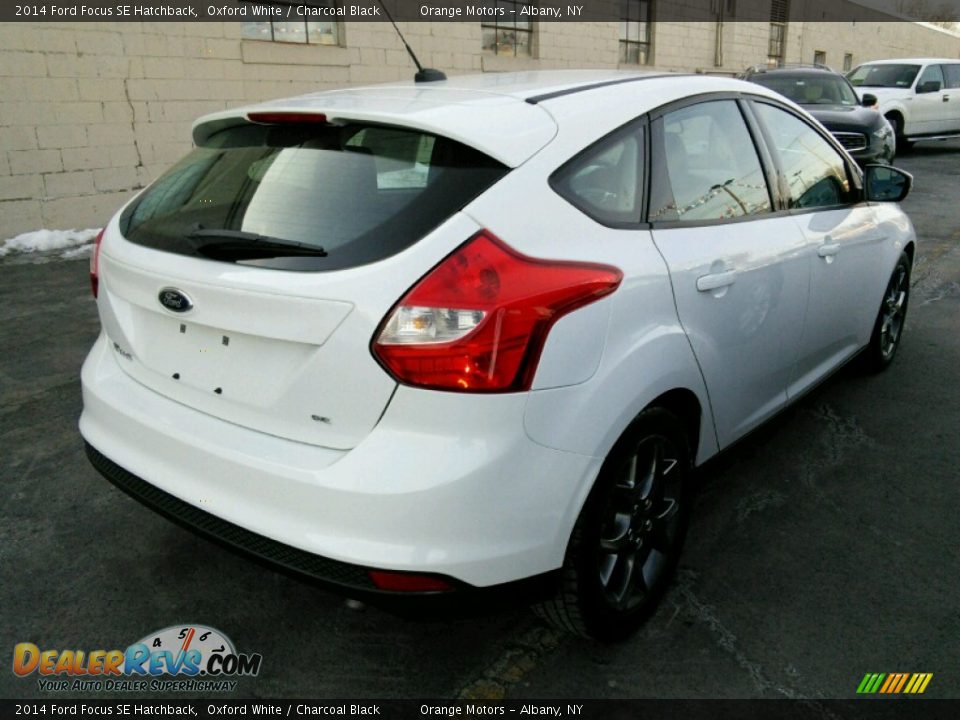 2014 Ford Focus SE Hatchback Oxford White / Charcoal Black Photo #6