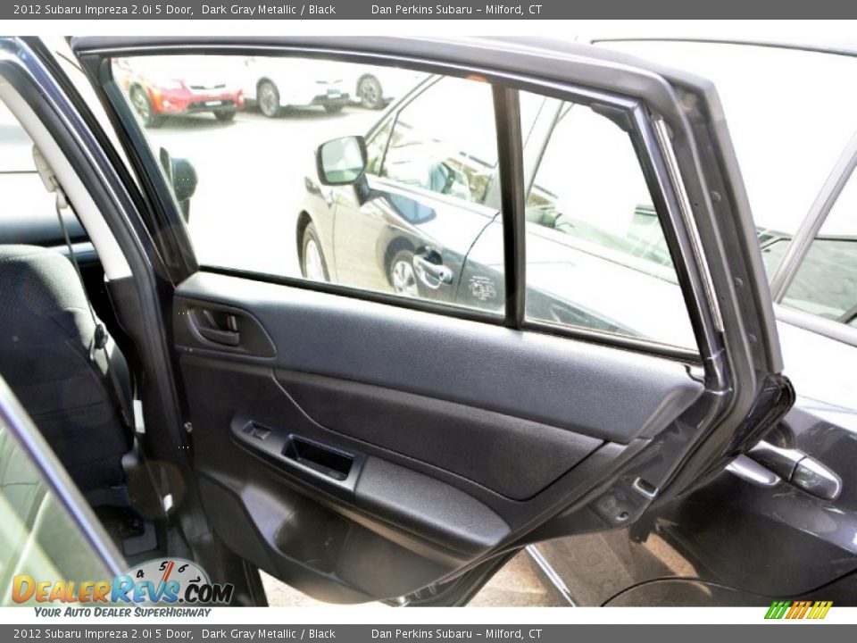 2012 Subaru Impreza 2.0i 5 Door Dark Gray Metallic / Black Photo #16