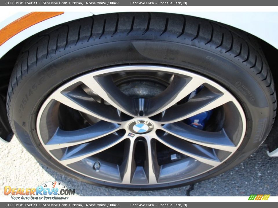 2014 BMW 3 Series 335i xDrive Gran Turismo Alpine White / Black Photo #34