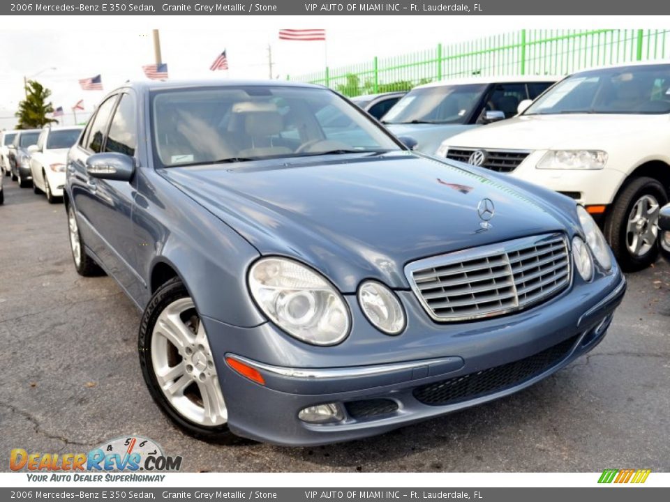 2006 Mercedes-Benz E 350 Sedan Granite Grey Metallic / Stone Photo #1